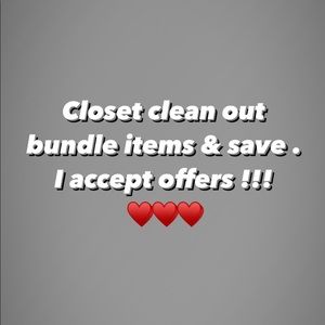 I accept bundles NEXT DAY SHIPPING 🙌